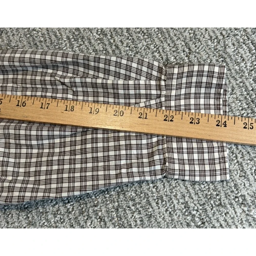 Polo Ralph Lauren Shirt Mens 16.5 Brown Long Sleeve Oxford‎ Brown Yarmouth Pony